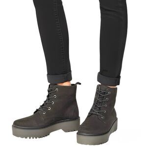 Glaze Womens Sz 6.5 Boots Combat Chunky Ankle lugged Utility Gothic Y2K Grunge